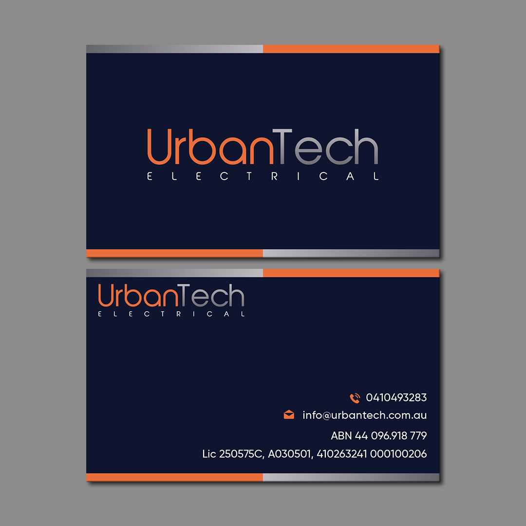 Business Card Design by davera.varun for Urbantech electrical | Design #33957411