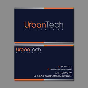 Design de Carte de Visite par davera.varun pour Urbantech electrical | Design : #33957411