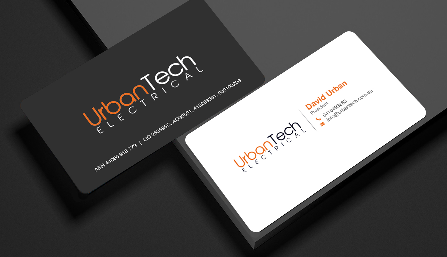 Business Card Design by Brand aid for Urbantech electrical | Design #33959988