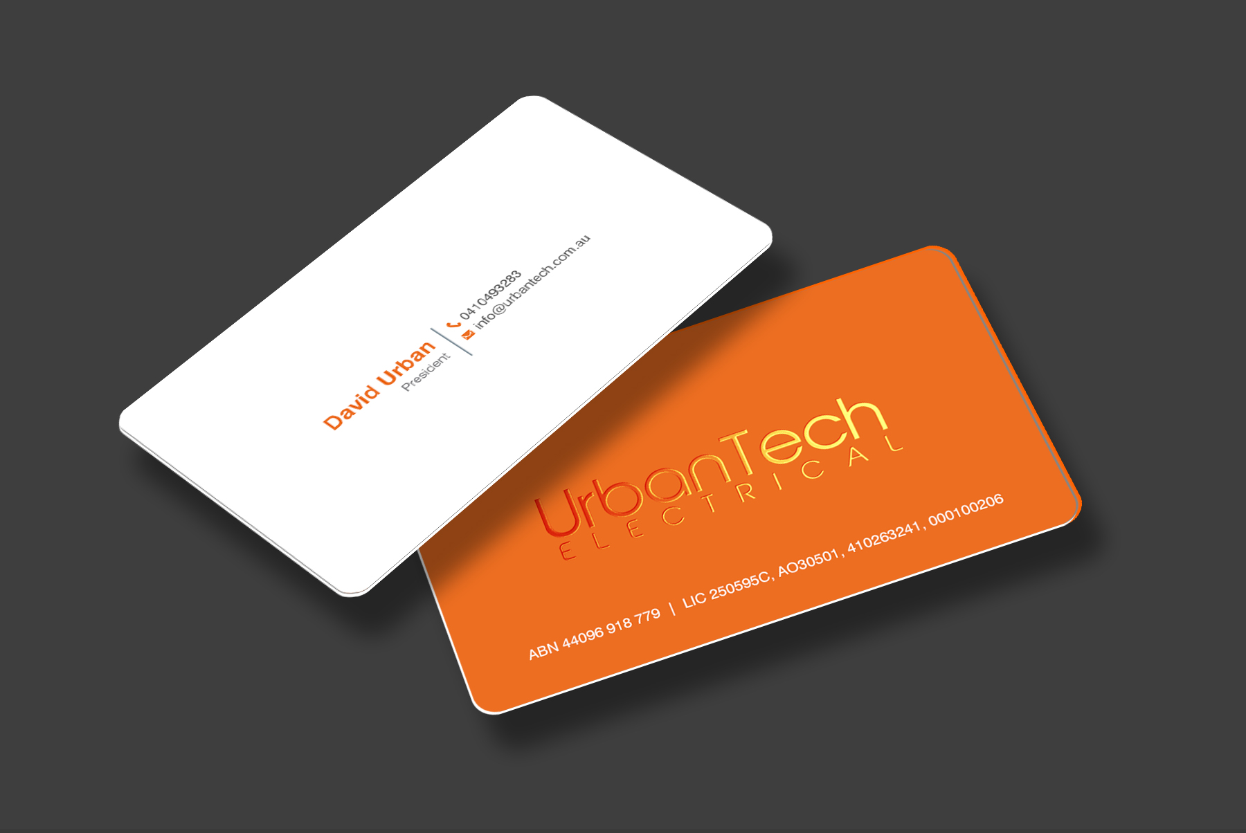 Design de Carte de Visite par Brand aid pour Urbantech electrical | Design #33960004