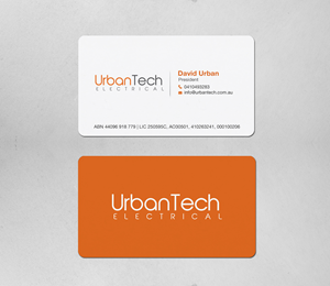 Design de Carte de Visite par chandrayaan.creative pour Urbantech electrical | Design : #33960030