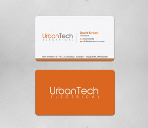 Design de Carte de Visite par chandrayaan.creative pour Urbantech electrical | Design : #33960033