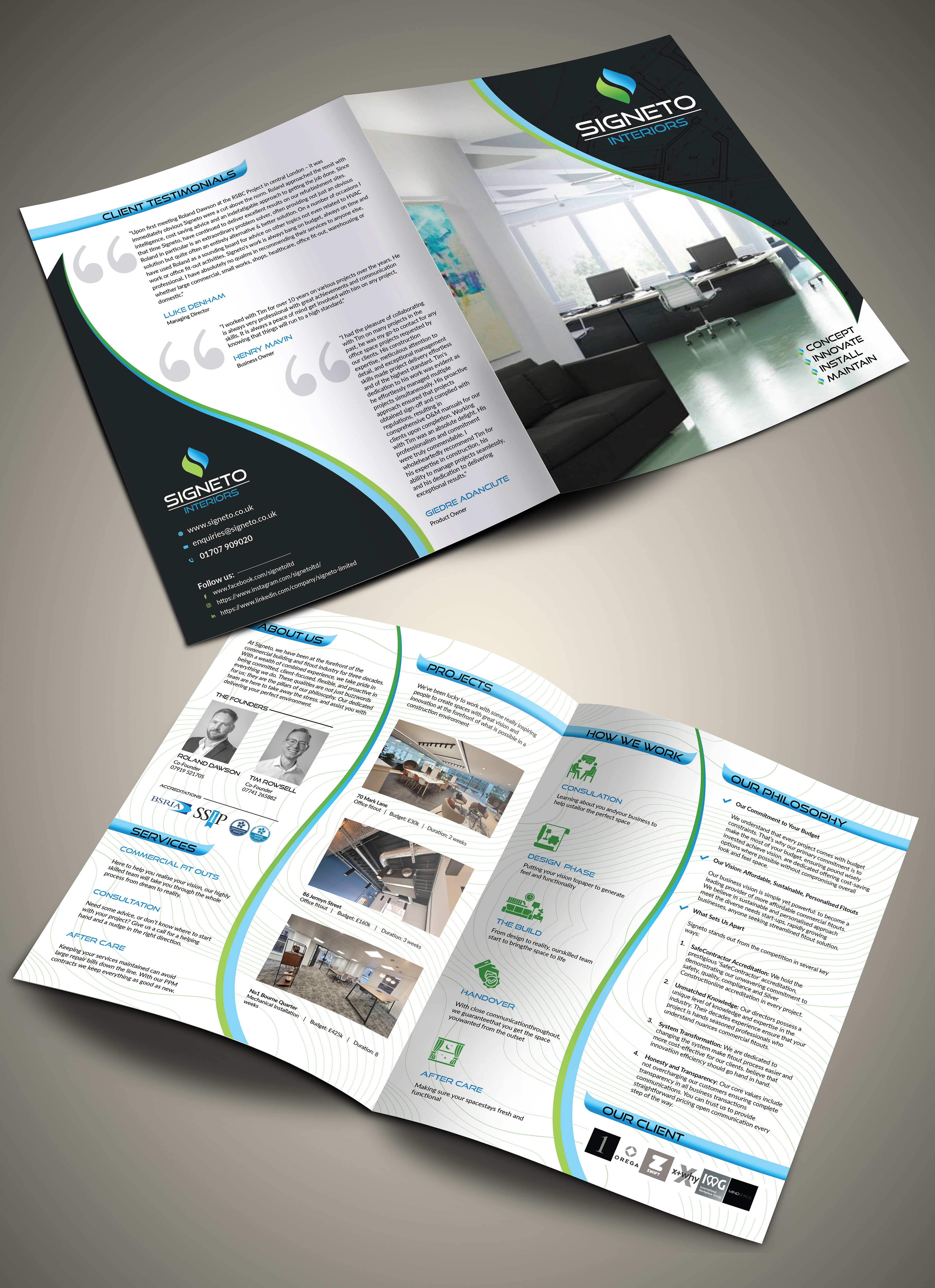 Brochure Design by Fine Graphics House for this project | Design #34037651