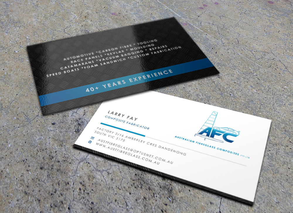 Design de Carte de Visite par Eggo May P pour Australian Fibreglass Composites | Design #3112764