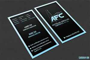 Design de Carte de Visite par Sarah Haroon pour Australian Fibreglass Composites | Design : #3110141