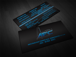 Diseño de Tarjeta de Presentación por subre para Australian Fibreglass Composites | Diseño #3109761