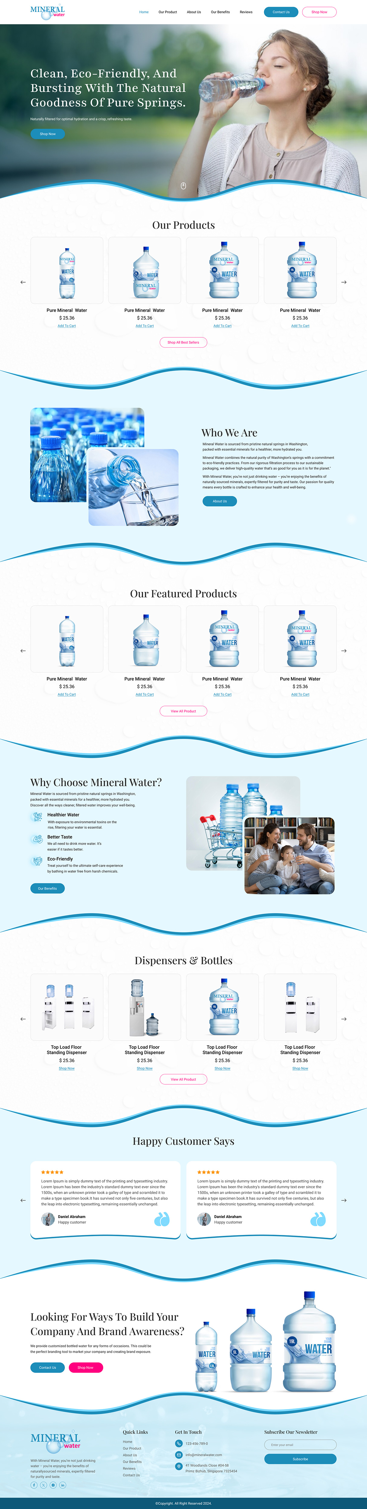 Web Design by IDesign1606 for ONEELEVEN | Design #33997377