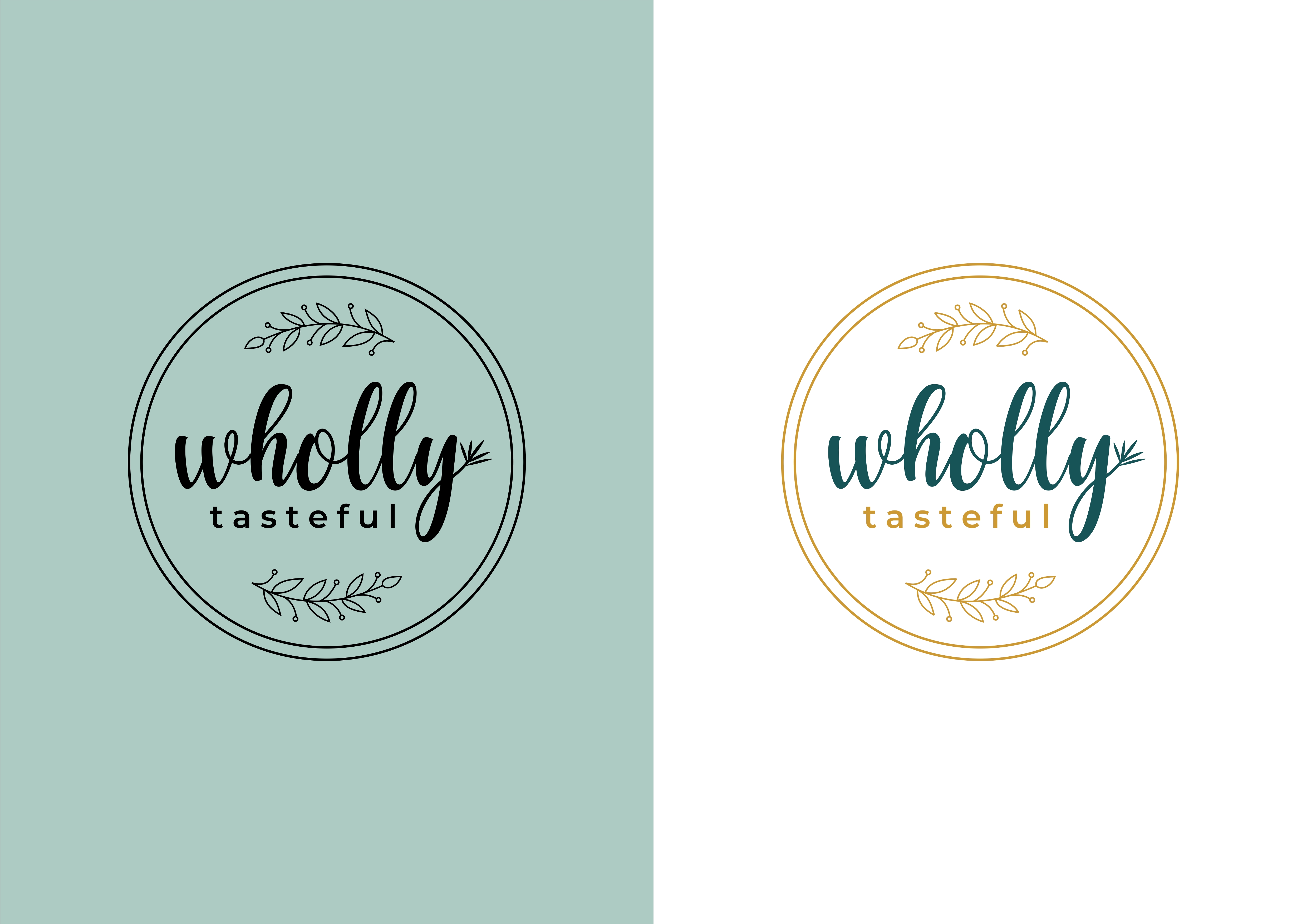 Design de Logo par graphics1 pour Wholly Tasteful | Design #34003686