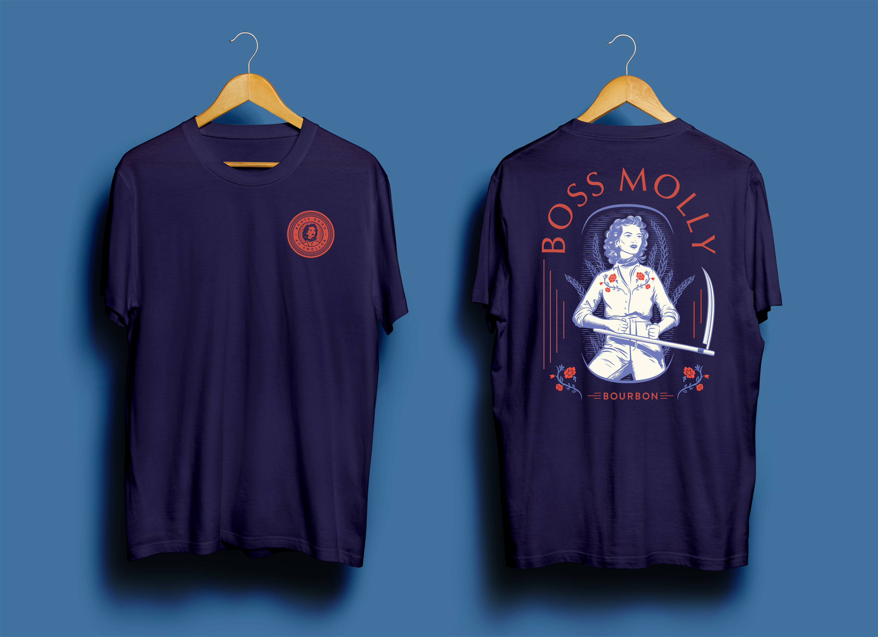 T-shirt Design by Sun Moon Graphic Designer for Boss Molly Bourbon | Design #33958051