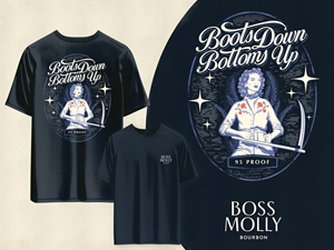 Design de T-shirt par Letterdot pour Boss Molly Bourbon | Design #34046254