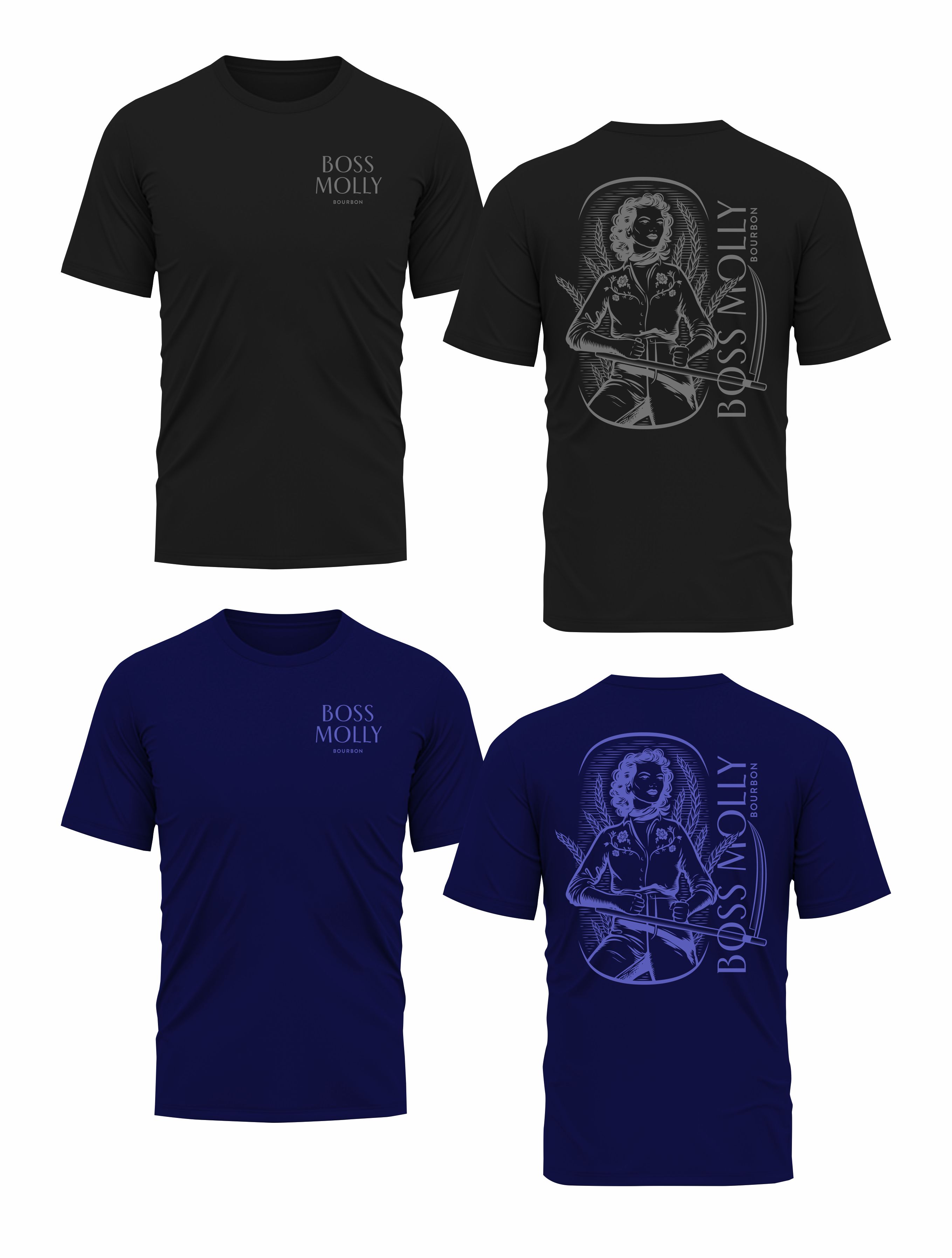 T-shirt Design by 1206studio for Boss Molly Bourbon | Design #33960727