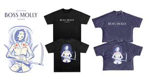 T-shirt Design by FLOWSTATE UNION for Boss Molly Bourbon | Design: #33974591