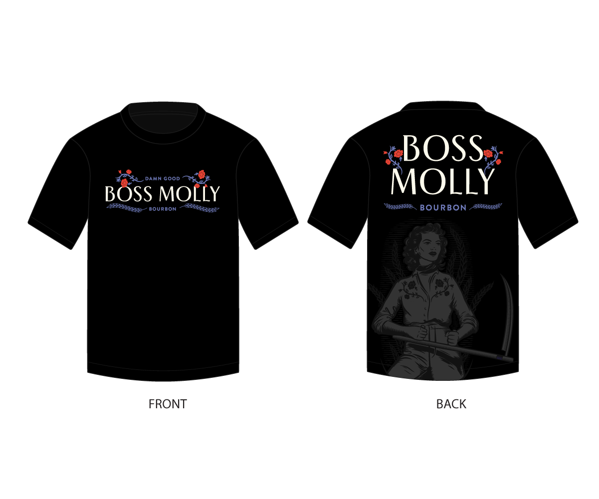 T-shirt Design by Nurica for Boss Molly Bourbon | Design #33971899