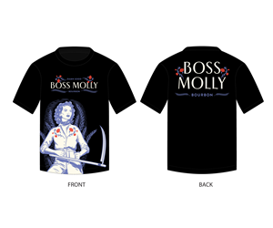 T-shirt Design by Nurica for Boss Molly Bourbon | Design: #33971903