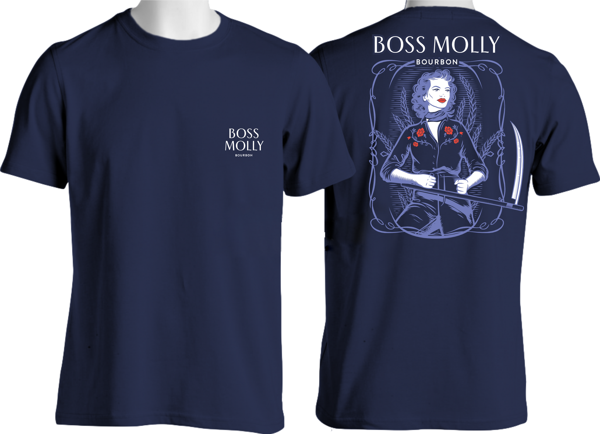 T-shirt Design by Yakuza20 for Boss Molly Bourbon | Design #33973830