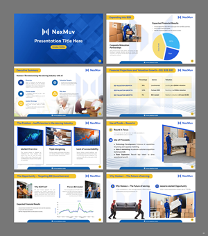 PowerPoint Design by pb for Customized Logistics Group | Design: #33961749