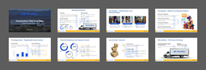 PowerPoint Design by pb for Customized Logistics Group | Design: #33961753