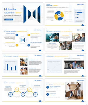 PowerPoint Design by pb for Customized Logistics Group | Design: #33961754