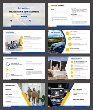 PowerPoint Design by pb for Customized Logistics Group | Design: #33961987