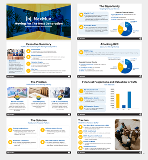 PowerPoint Design by pb for Customized Logistics Group | Design: #33988790