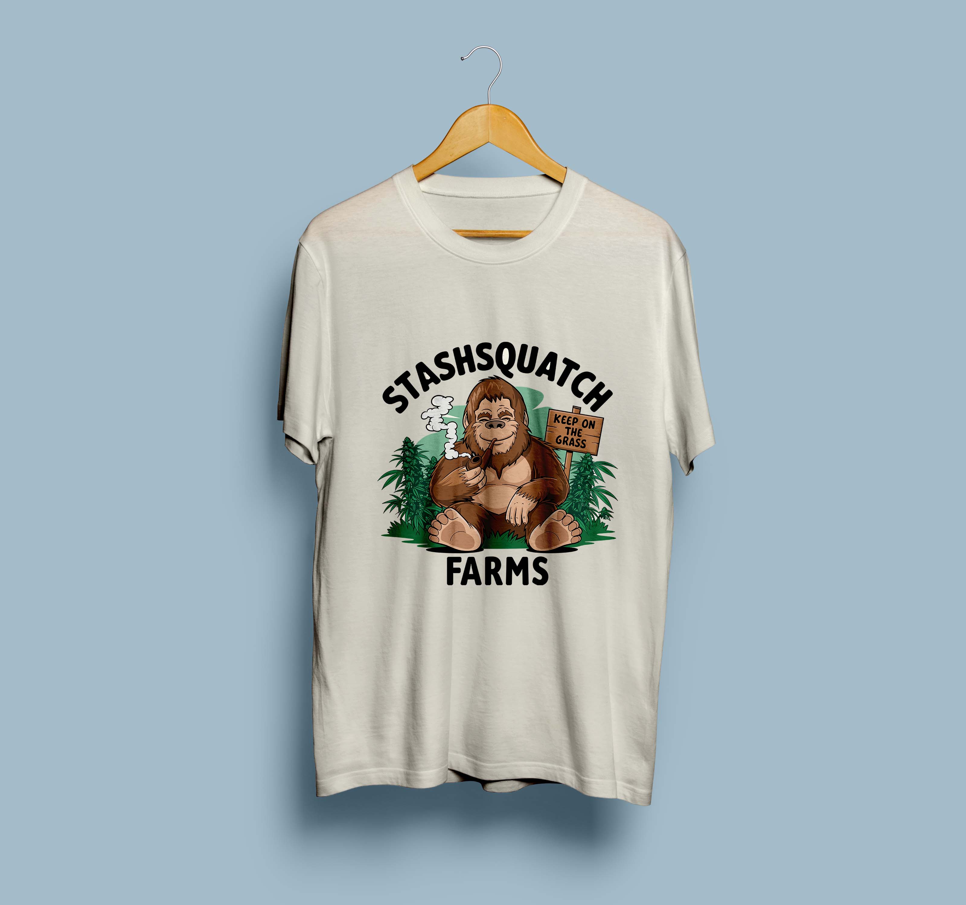 T-Shirt-Design von Dewantara für Stashsquatch LLC / Stashsquatch Farms | Design #33964027