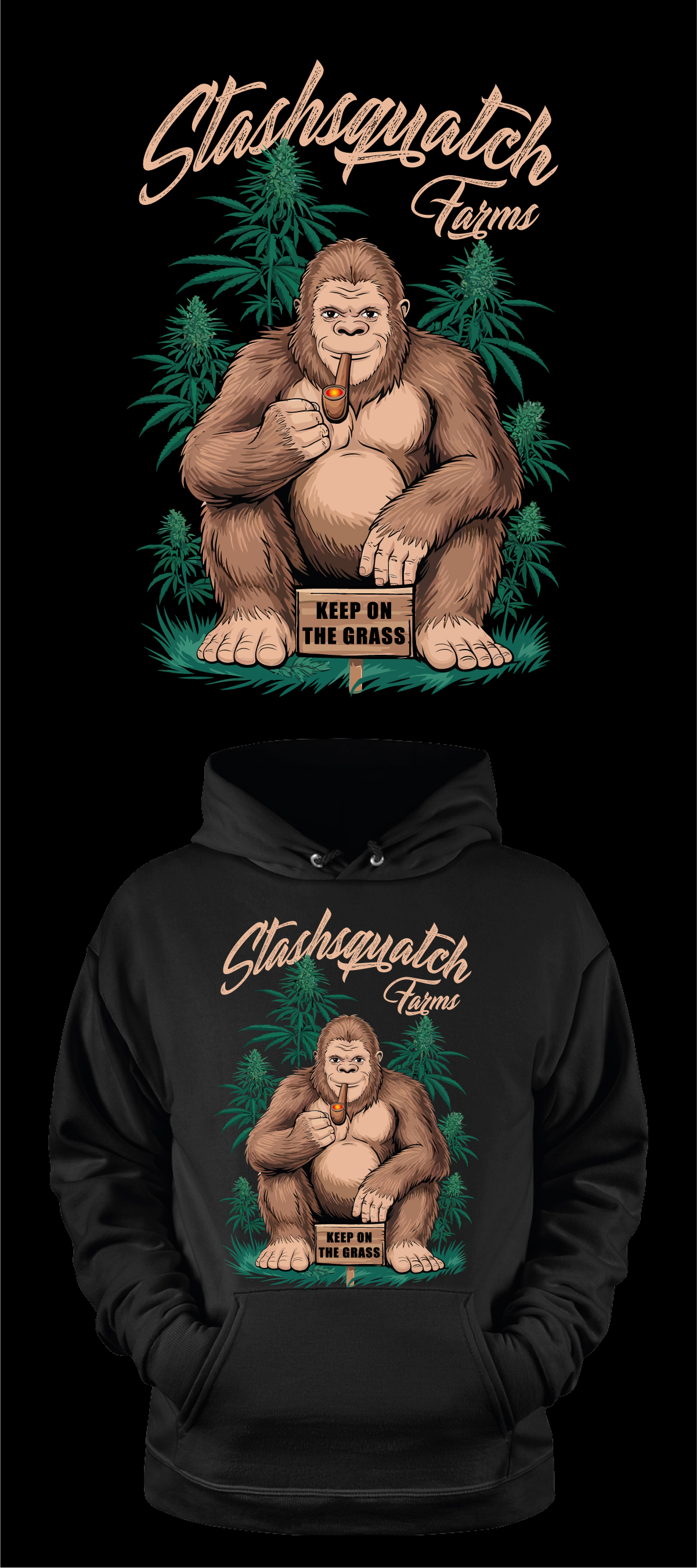 Design de T-shirt par mounir.co pour Stashsquatch LLC / Stashsquatch Farms | Design #33981785