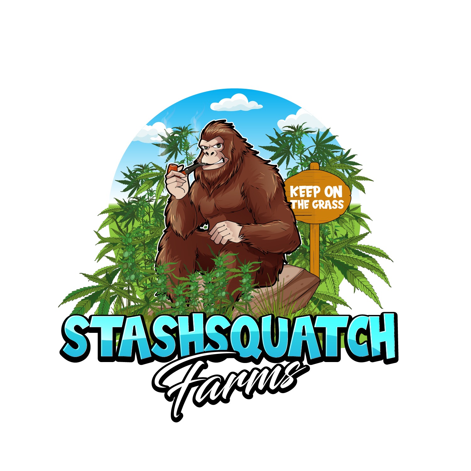 T-shirt Design by Sobisss for Stashsquatch LLC / Stashsquatch Farms | Design #33967383
