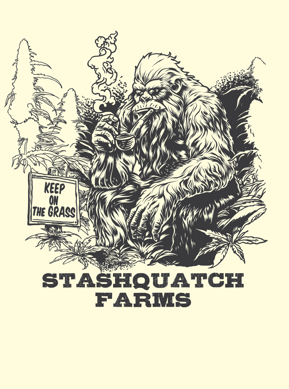 Diseño de Camiseta por Ngoeg para Stashsquatch LLC / Stashsquatch Farms | Diseño #33998855