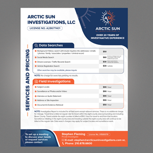 Brochure Design by Stan$oul for this project | Design: #33978531