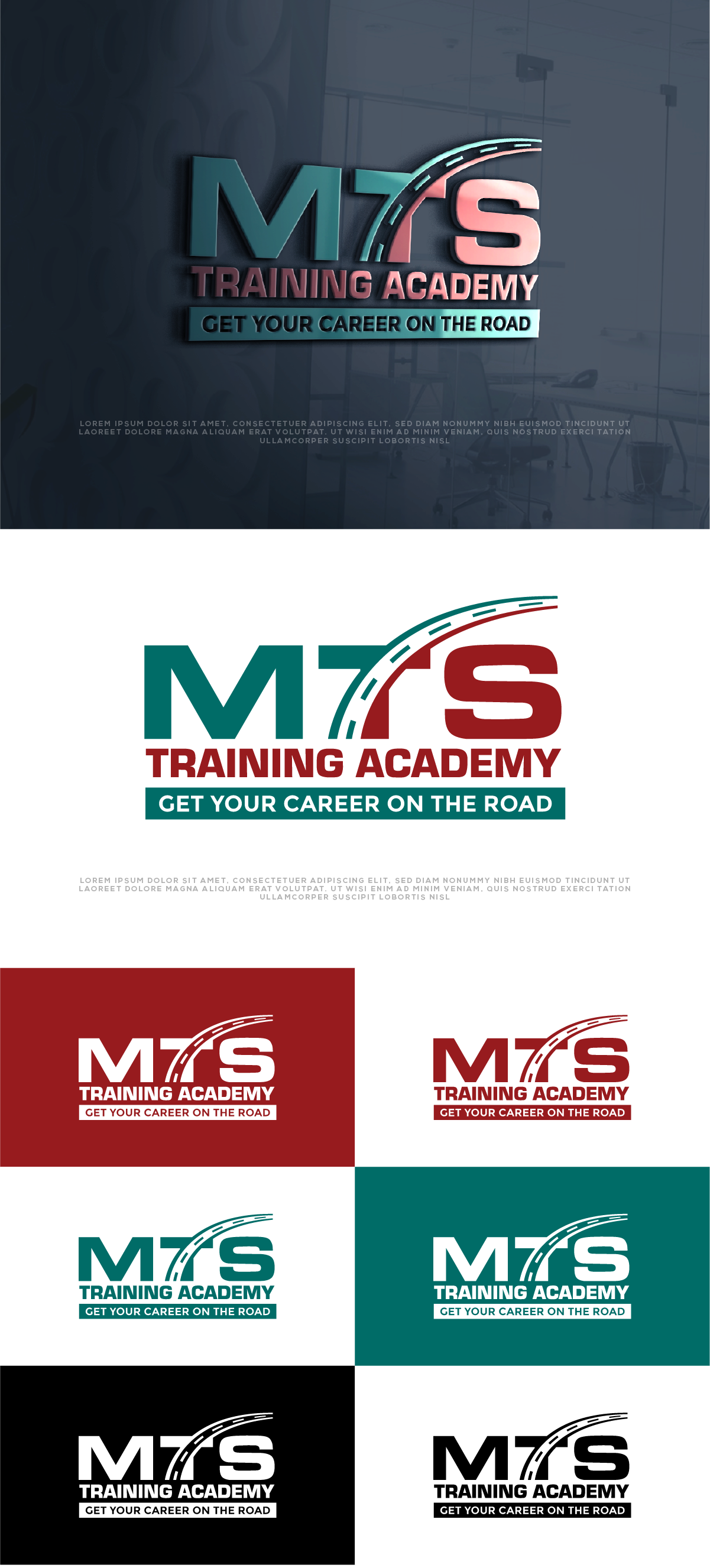 Logo Design by AlphabetZero.co.uk for Michael's Transportation Service, Inc. | Design #33962250