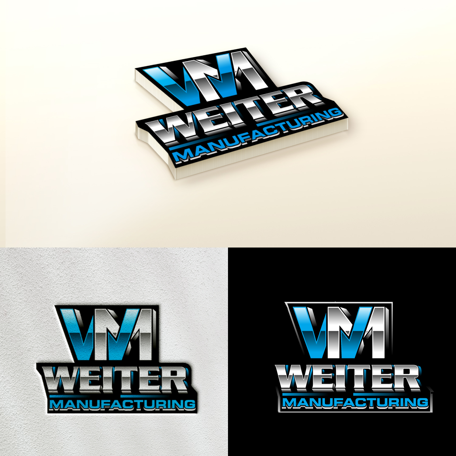 Logo Design by Suvendu.S for Weiter Manufacturing, LLC | Design #33994954