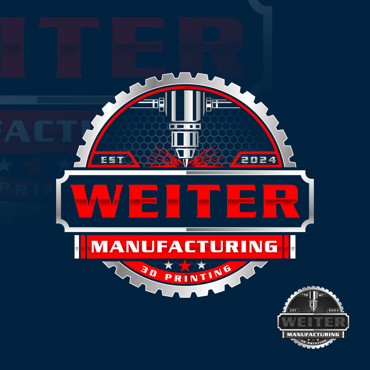 Logo Design by Suvendu.S for Weiter Manufacturing, LLC | Design #33995623