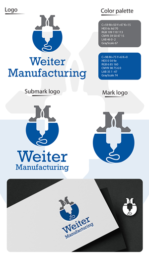 Logo Design by Bakuta Design for Weiter Manufacturing, LLC | Design #34000785