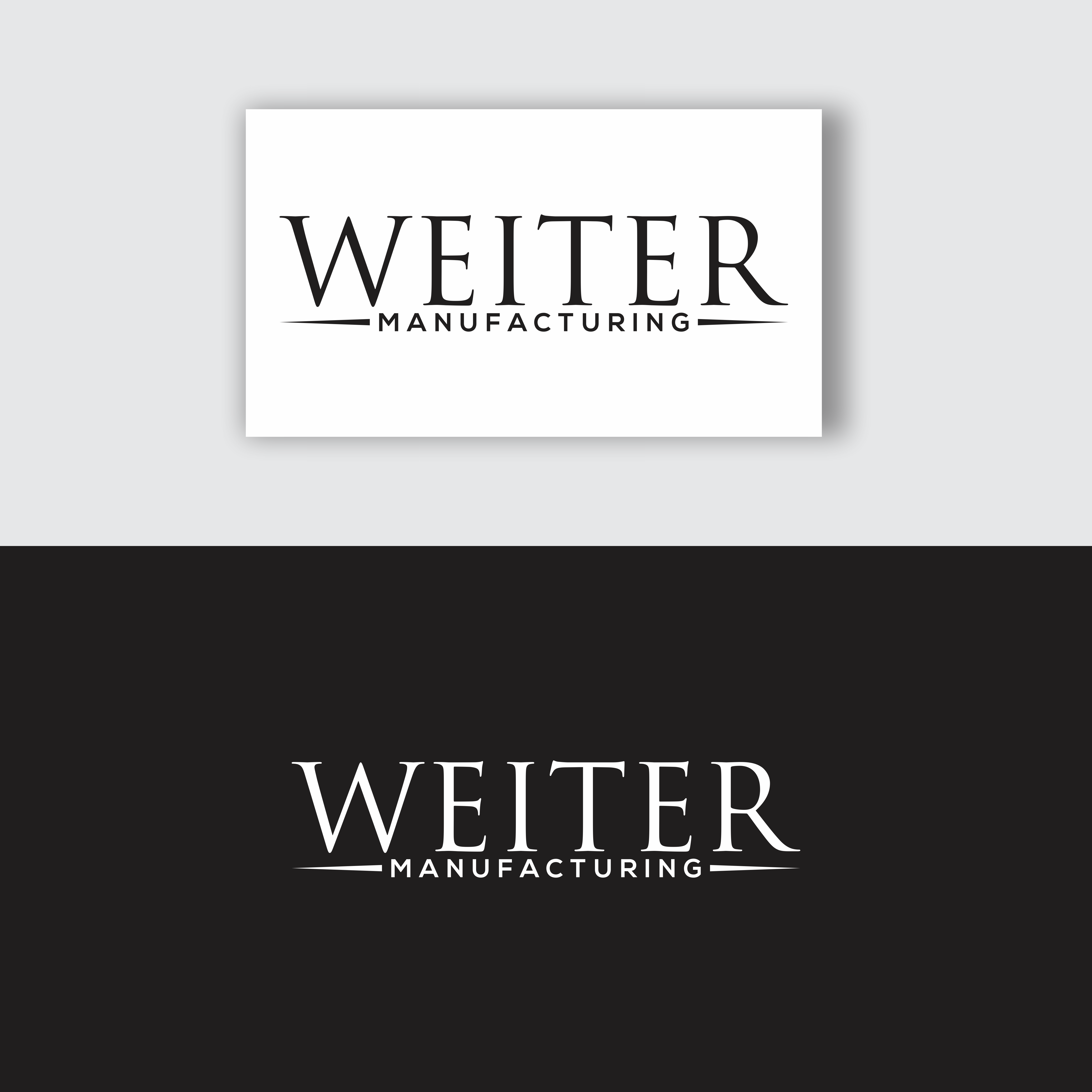Logo Design by cahdesign for Weiter Manufacturing, LLC | Design #34011182