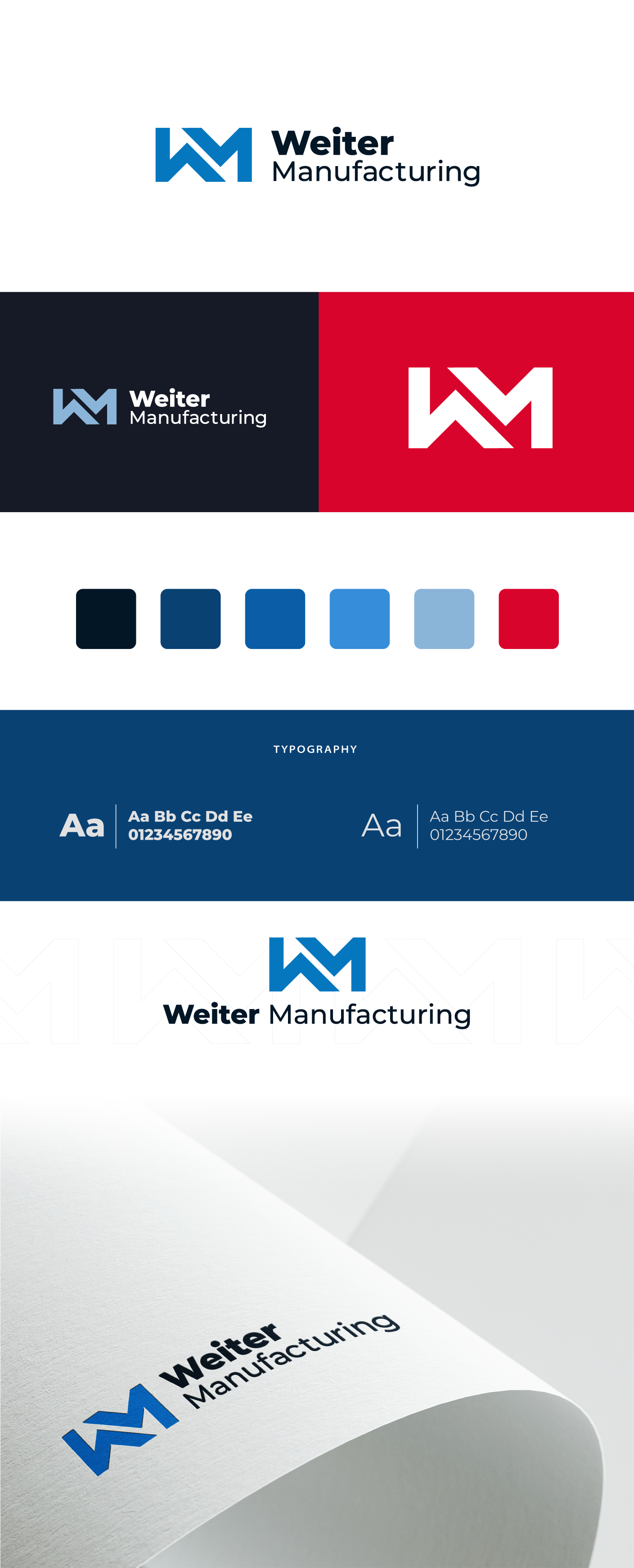 Logo Design by Skozer for Weiter Manufacturing, LLC | Design #34003634