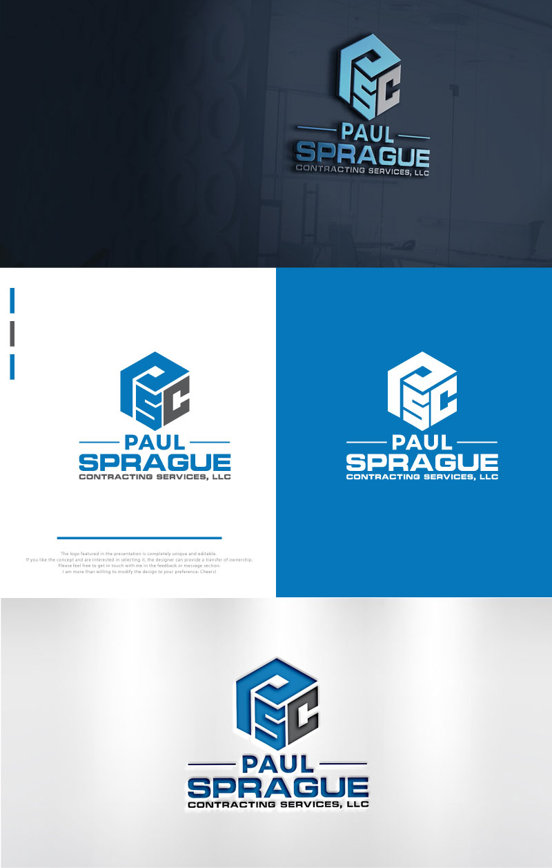 Logo Design by Cliping_path for Paul Sprague Contracting Services, LLC | Design #33990970