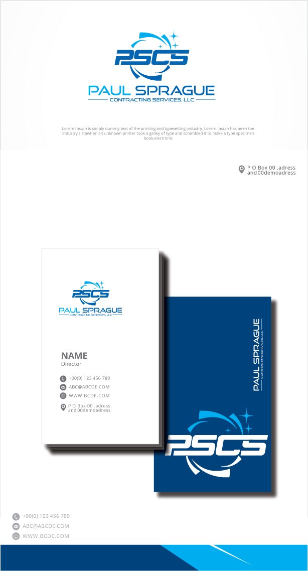 Diseño de Logo por zebronicgraphic para Paul Sprague Contracting Services, LLC | Diseño #33966007