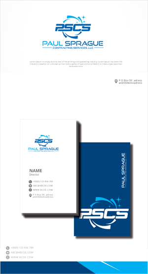 Design de Logo par zebronicgraphic pour Paul Sprague Contracting Services, LLC | Design : #33966007