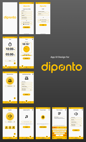 Diseño de aplicación (App) por VKreativez para este proyecto | Diseño: #33985073
