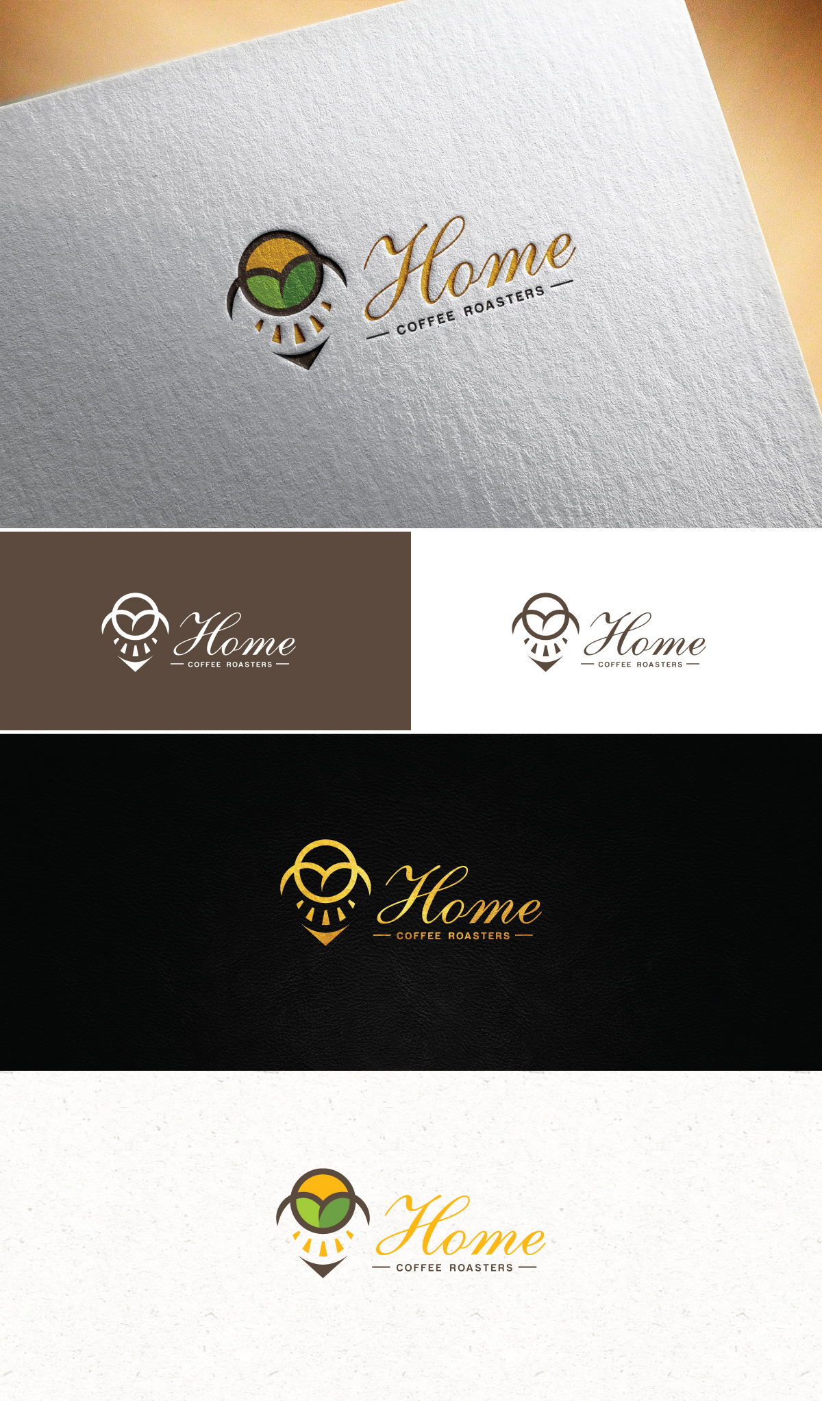 Logo Design by Logo Stock for Home Coffee Roasters | Design #33967229