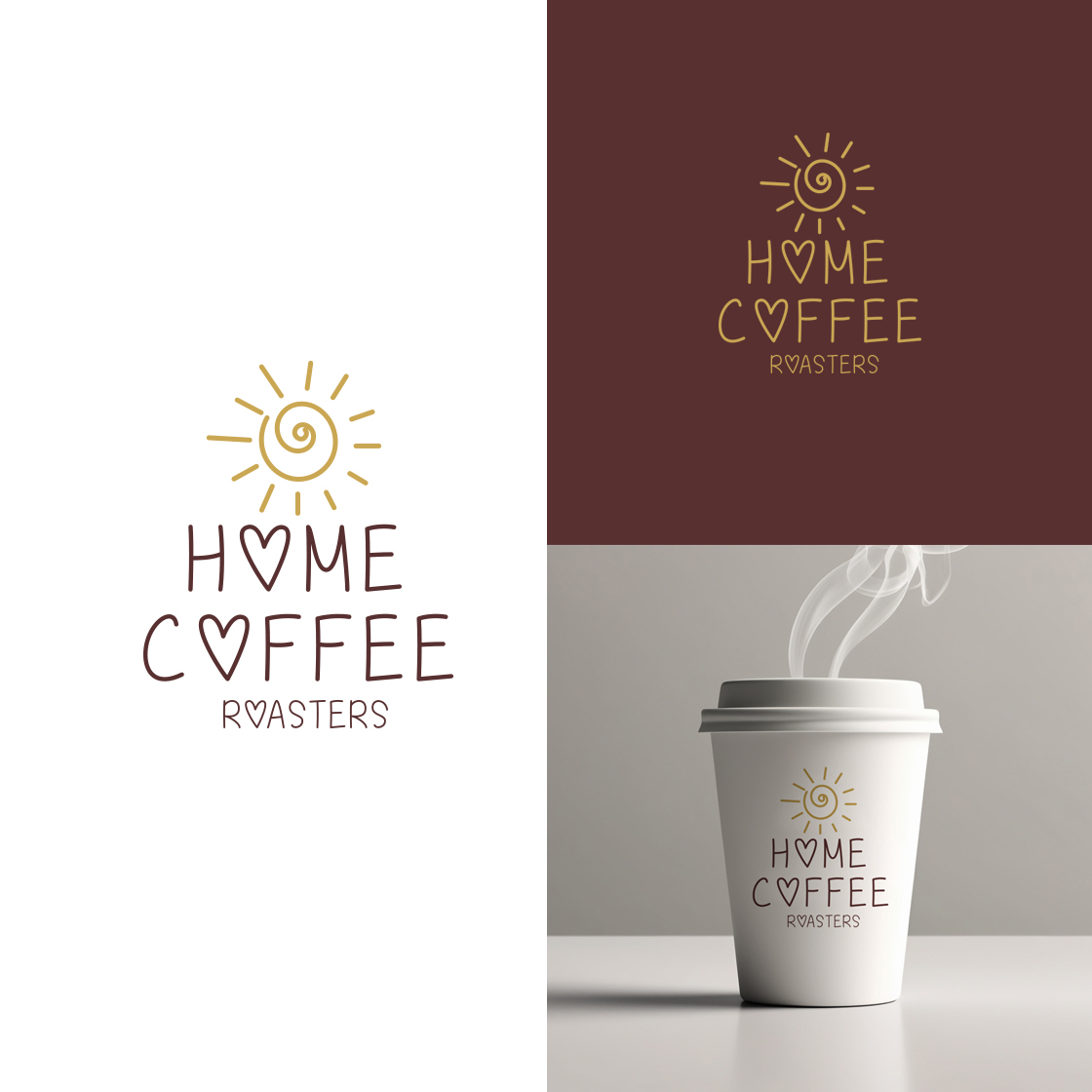 Logo Design by DesignSNW for Home Coffee Roasters | Design #33983515