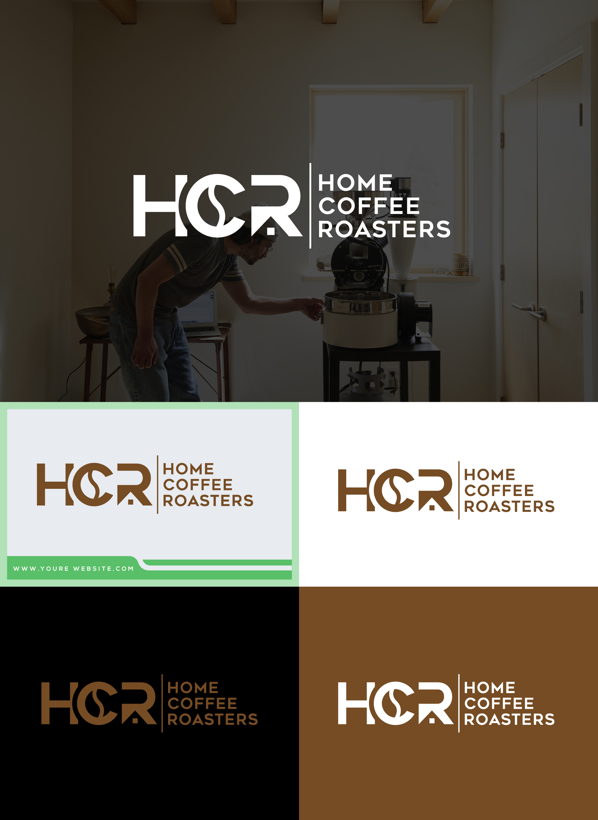 Logo Design by 100%design for Home Coffee Roasters | Design #33970014