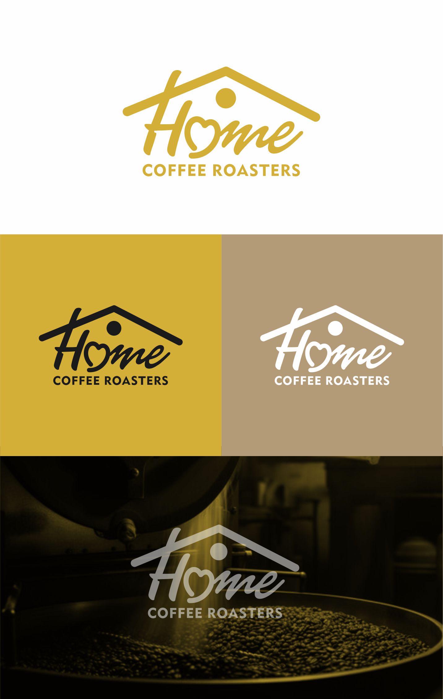 Logo Design by 1206studio for Home Coffee Roasters | Design #33966310
