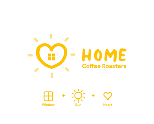 Diseño de Logo por Onyxcreativeon para Home Coffee Roasters | Diseño: #33970796