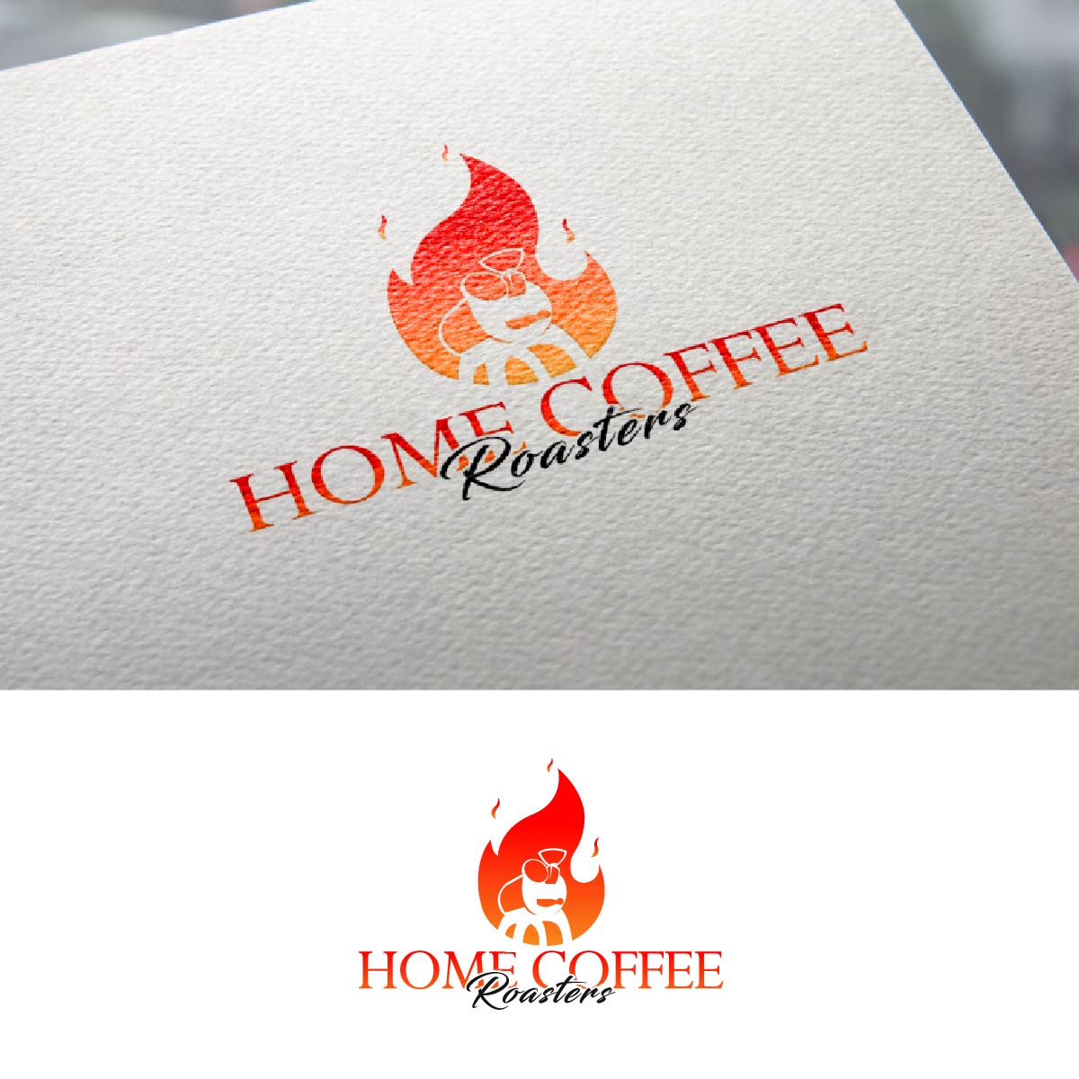 Logo Design by fly  design for Home Coffee Roasters | Design #33979334