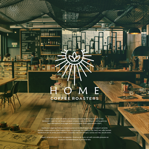 Logo Design by hellOKazon for Home Coffee Roasters | Design: #33965796