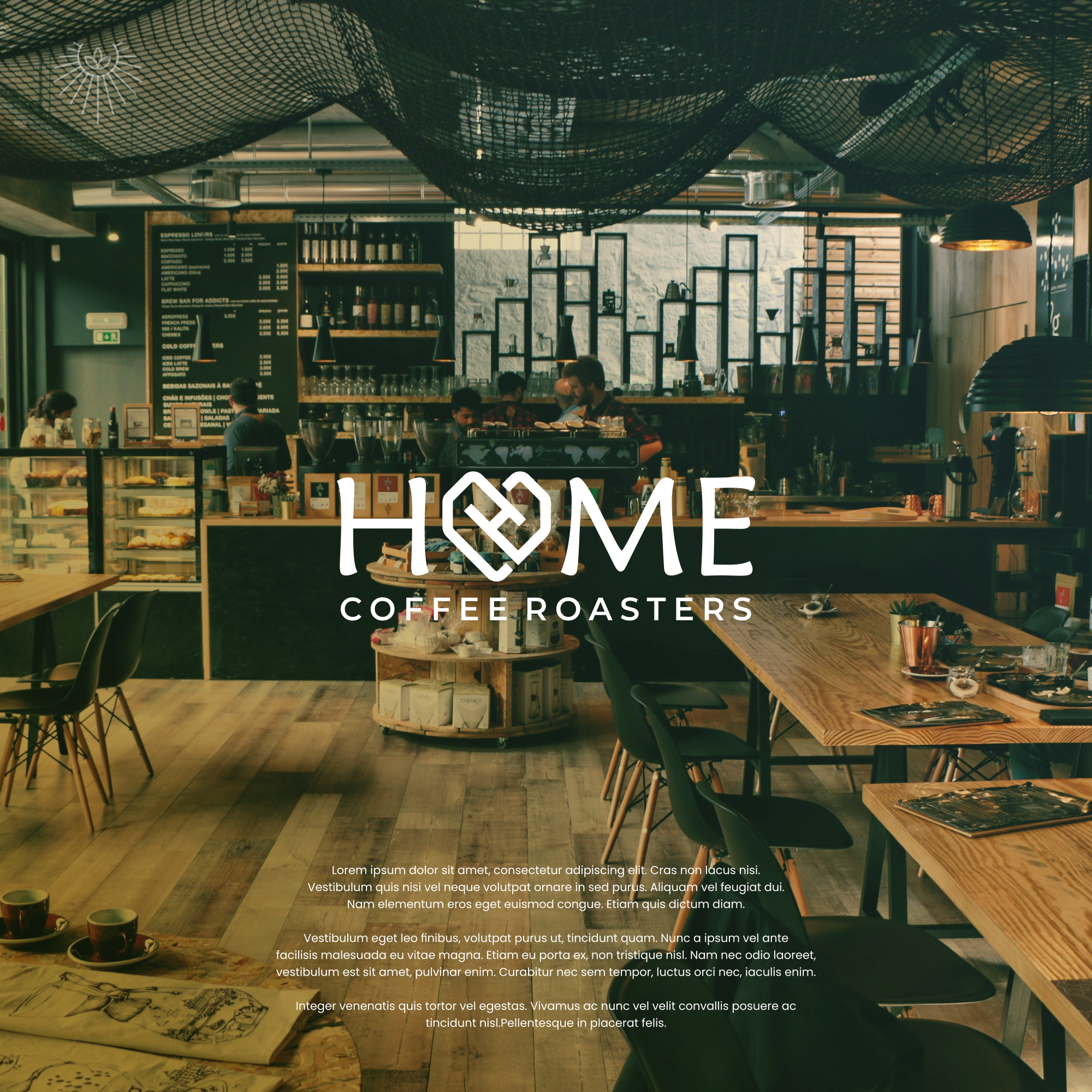 Logo Design by Godzeela for Home Coffee Roasters | Design #33966527