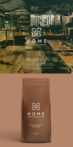Logo Design by hellOKazon for Home Coffee Roasters | Design: #33973599