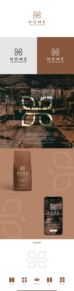 Logo-Design von Godzeela für Home Coffee Roasters | Design: #33984748