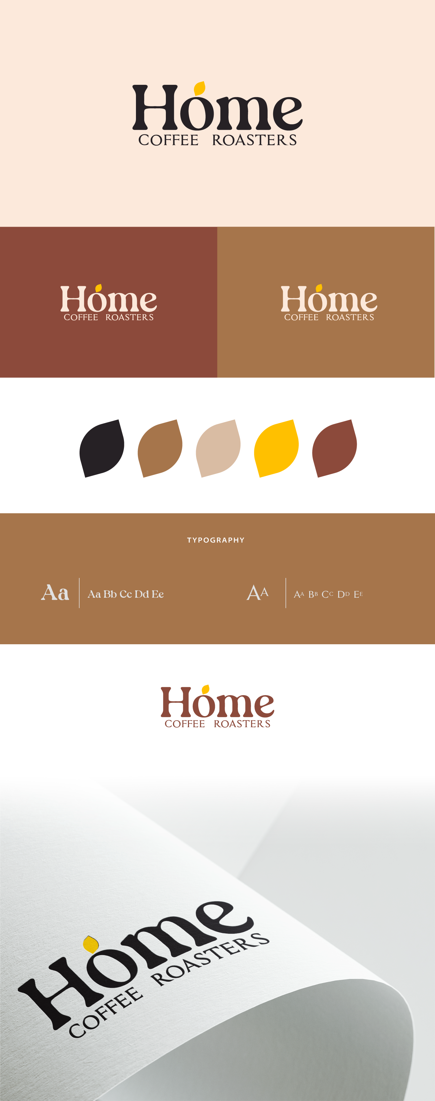 Logo Design by Skozer for Home Coffee Roasters | Design #34005399